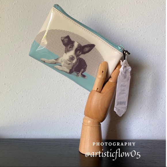 NEW! Modern Zip Pouch Etched Dog by Catseye London - Picture 3 of 9